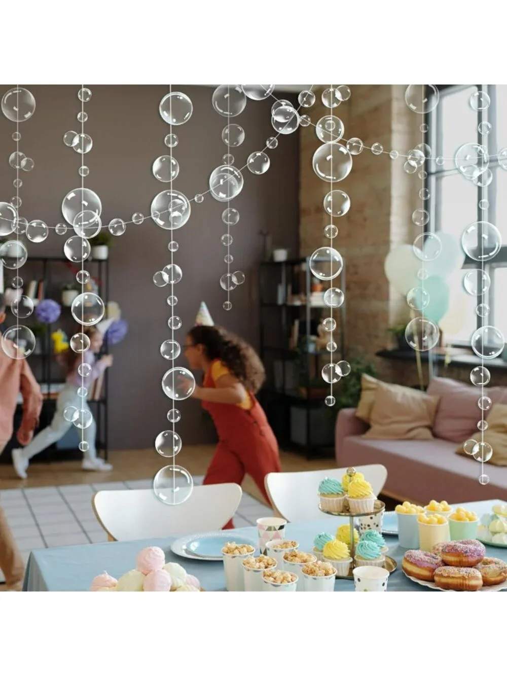 Under the Sea Bubble Garland - Mermaid Birthday Decor, Ocean Theme Party